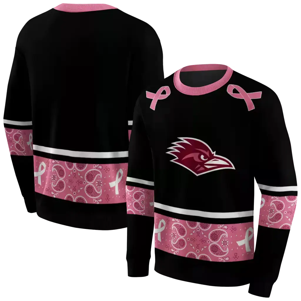 utsa roadrunners awareness ribbon black pink hoodie premium grade utsa roadrunners awareness ribbon black pink hoodie premium grade