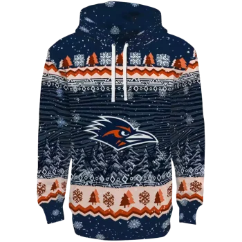 utsa roadrunners christmas trees orange hoodie best selling