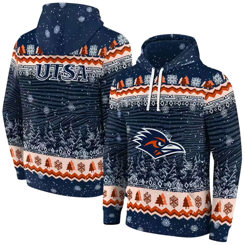 utsa roadrunners christmas trees orange hoodie fashion forward utsa roadrunners christmas trees orange hoodie fashion forward