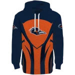 utsa roadrunners concentric lines orange black hoodie best selling