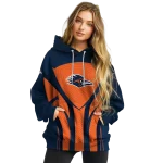 utsa roadrunners concentric lines orange black hoodie best selling