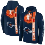utsa roadrunners football heartbeat orange hoodie best selling