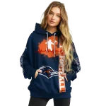 utsa roadrunners football heartbeat orange hoodie best selling