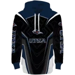 utsa roadrunners futuristic pattern orange black hoodie best selling