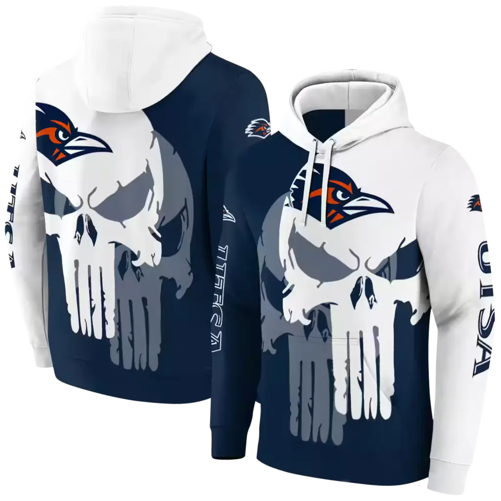 utsa roadrunners graphic punisher orange white hoodie fashion forward utsa roadrunners graphic punisher orange white hoodie fashion forward