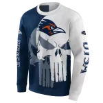 utsa roadrunners graphic punisher orange white hoodie best selling