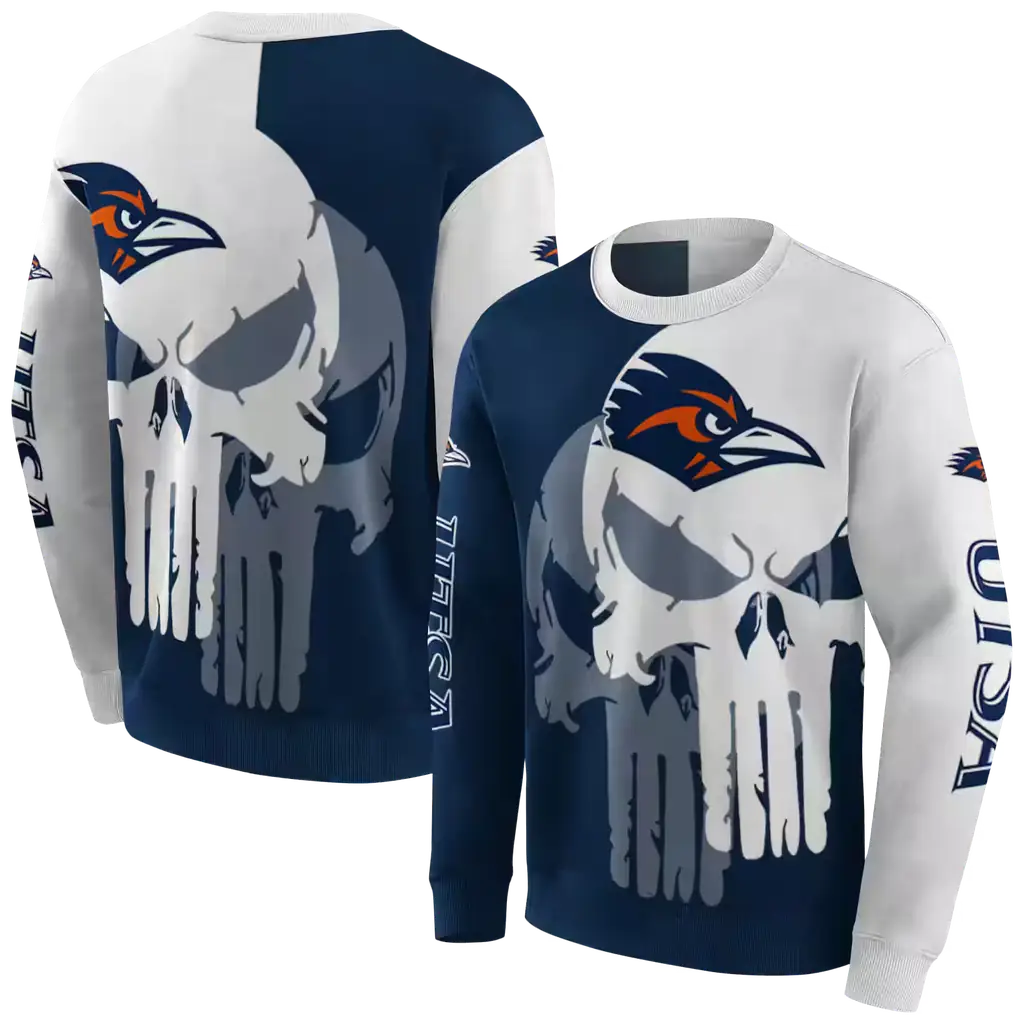 utsa roadrunners graphic punisher orange white hoodie premium grade utsa roadrunners graphic punisher orange white hoodie premium grade