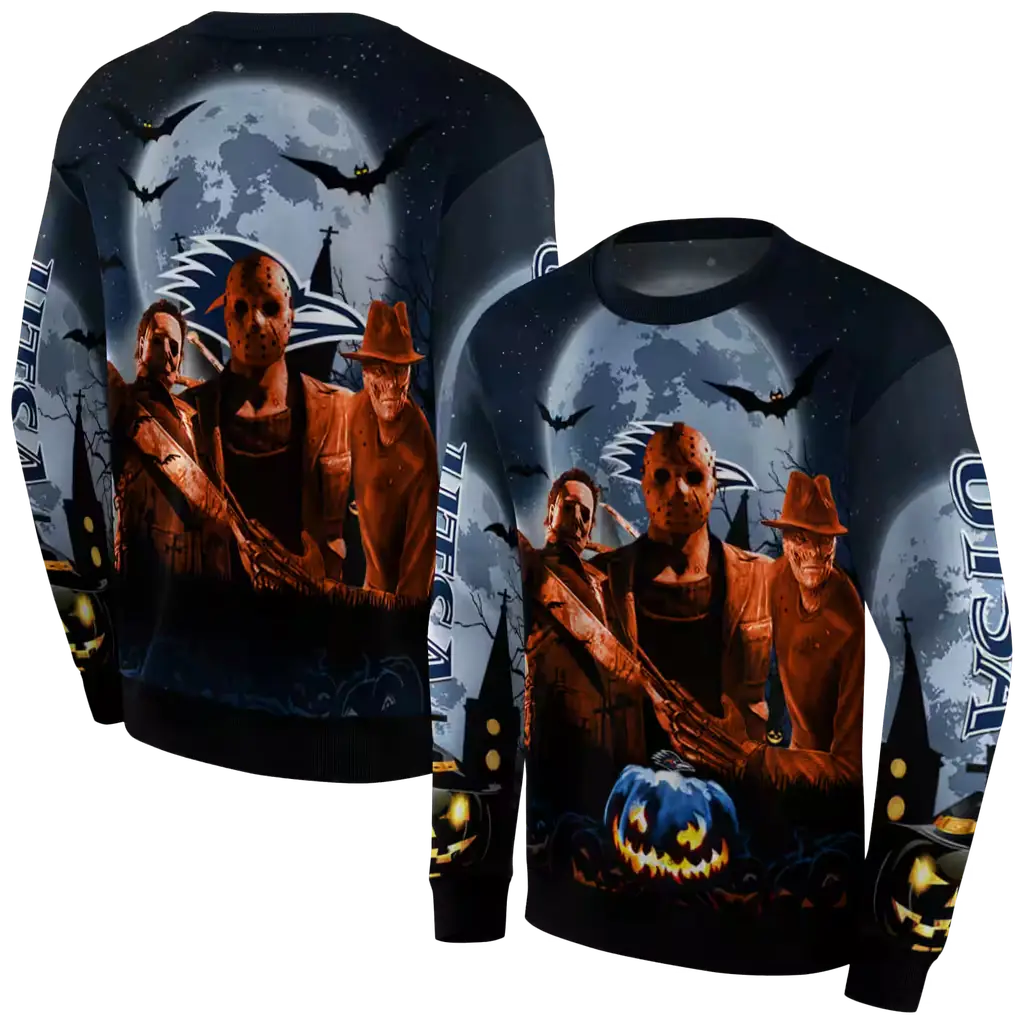 utsa roadrunners halloween vibes orange black hoodie premium grade utsa roadrunners halloween vibes orange black hoodie premium grade