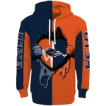 utsa roadrunners heartbeat graphic orange hoodie best selling