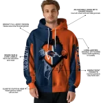 utsa roadrunners heartbeat graphic orange hoodie best selling