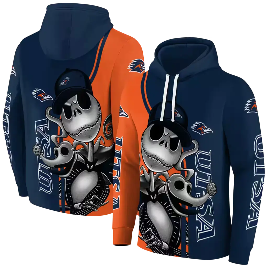 utsa roadrunners jack skellington orange hoodie fashion forward utsa roadrunners jack skellington orange hoodie fashion forward