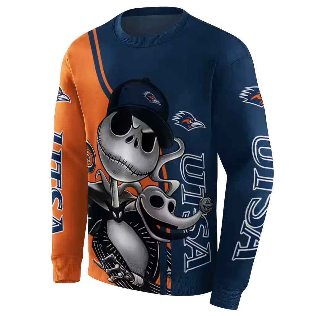 utsa roadrunners jack skellington orange hoodie new arrival utsa roadrunners jack skellington orange hoodie new arrival