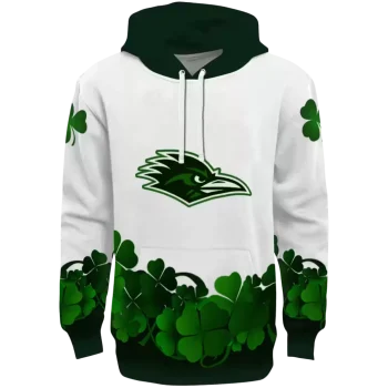 utsa roadrunners lucky motif white green hoodie best selling
