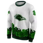utsa roadrunners lucky motif white green hoodie best selling