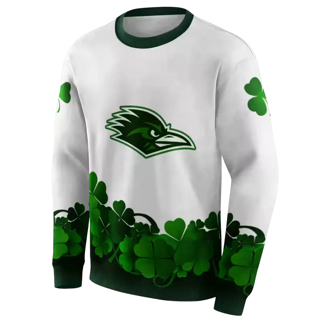 utsa roadrunners lucky motif white green hoodie new arrival utsa roadrunners lucky motif white green hoodie new arrival