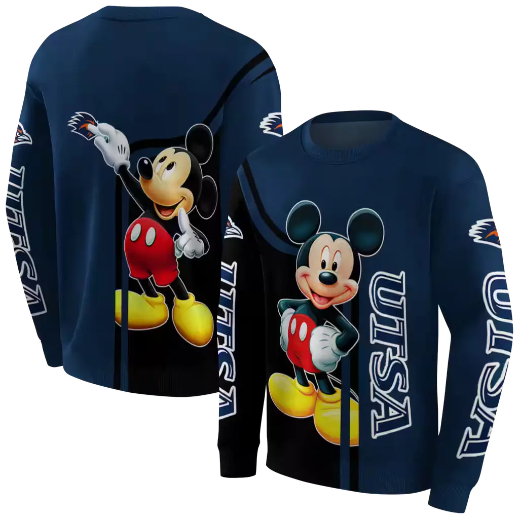 utsa roadrunners mickey mouse orange black hoodie premium grade utsa roadrunners mickey mouse orange black hoodie premium grade