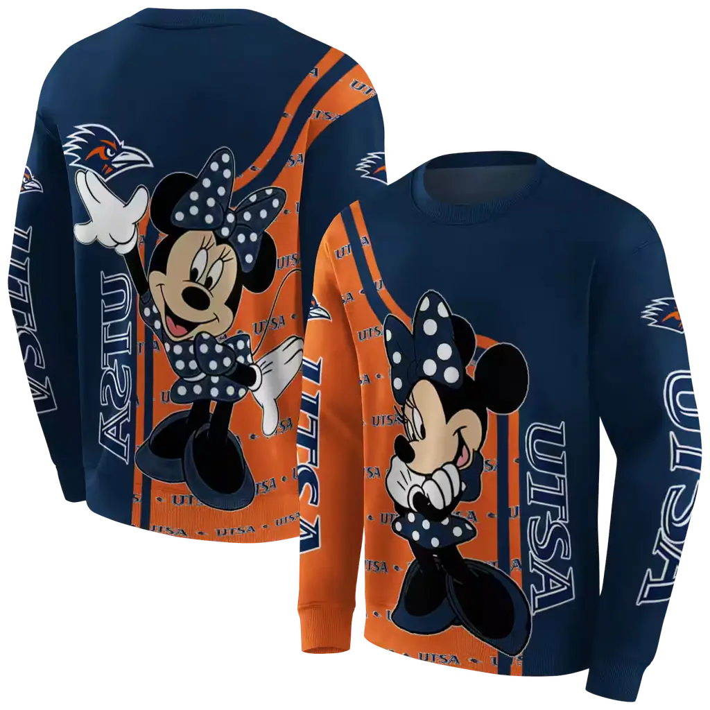 utsa roadrunners minnie mouse orange hoodie premium grade utsa roadrunners minnie mouse orange hoodie premium grade