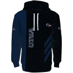 utsa roadrunners monogram pattern orange hoodie best selling