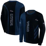 utsa roadrunners monogram pattern orange hoodie best selling