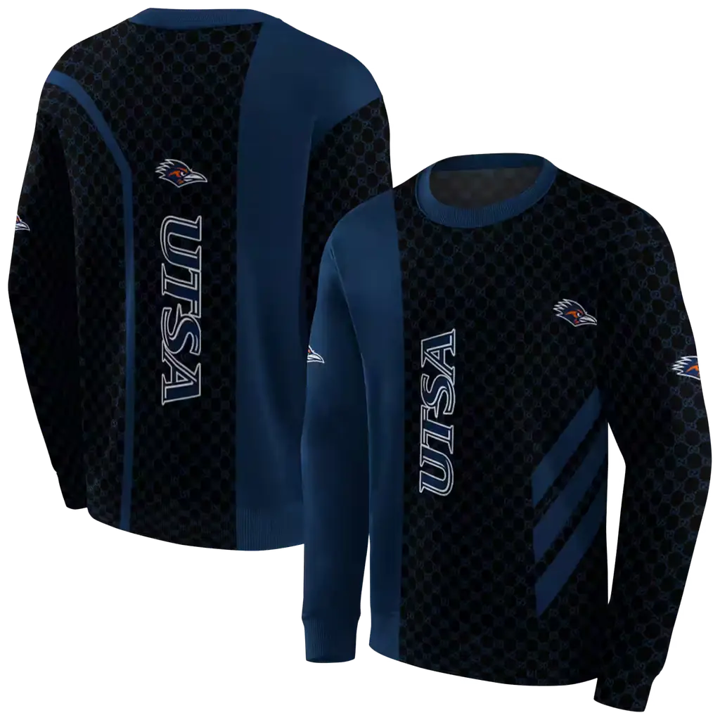 utsa roadrunners monogram pattern orange hoodie premium grade utsa roadrunners monogram pattern orange hoodie premium grade