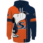 utsa roadrunners playful snoopy orange hoodie best selling