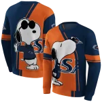utsa roadrunners playful snoopy orange hoodie best selling