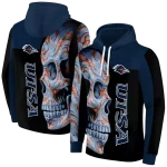 utsa roadrunners skull motif orange black hoodie best selling