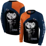 utsa roadrunners skull punisher blue black hoodie best selling