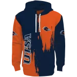 utsa roadrunners splatter effect orange hoodie best selling