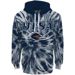 utsa roadrunners tie dye pattern orange hoodie best selling