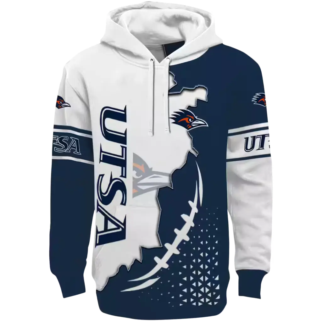 utsa roadrunners triangular pattern orange white hoodie best selling utsa roadrunners triangular pattern orange white hoodie best selling