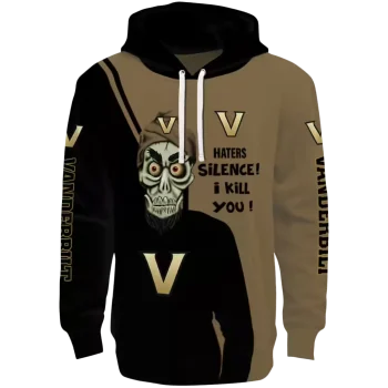 vanderbilt commodores achmed skull black hoodie best selling