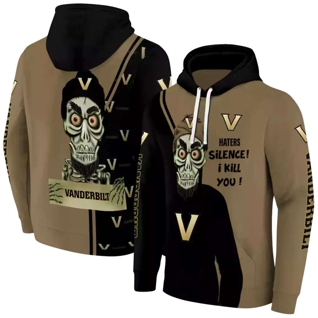 vanderbilt commodores achmed skull black hoodie fashion forward vanderbilt commodores achmed skull black hoodie fashion forward