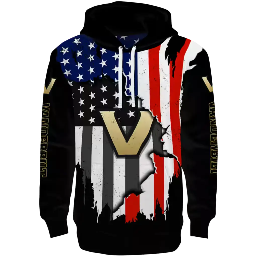 vanderbilt commodores american pride black hoodie best selling vanderbilt commodores american pride black hoodie best selling