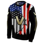 vanderbilt commodores american pride black hoodie best selling
