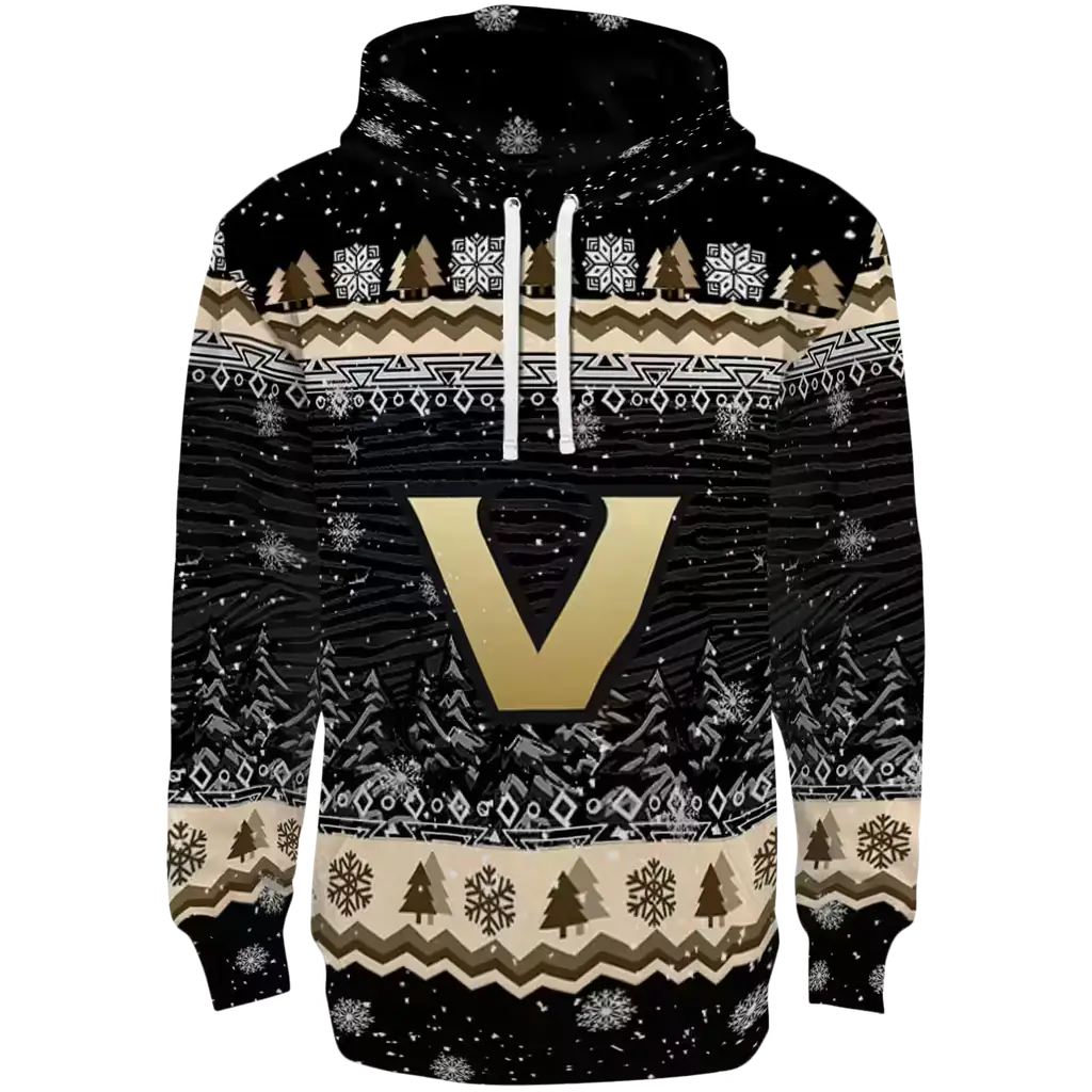 vanderbilt commodores christmas trees black hoodie best selling vanderbilt commodores christmas trees black hoodie best selling