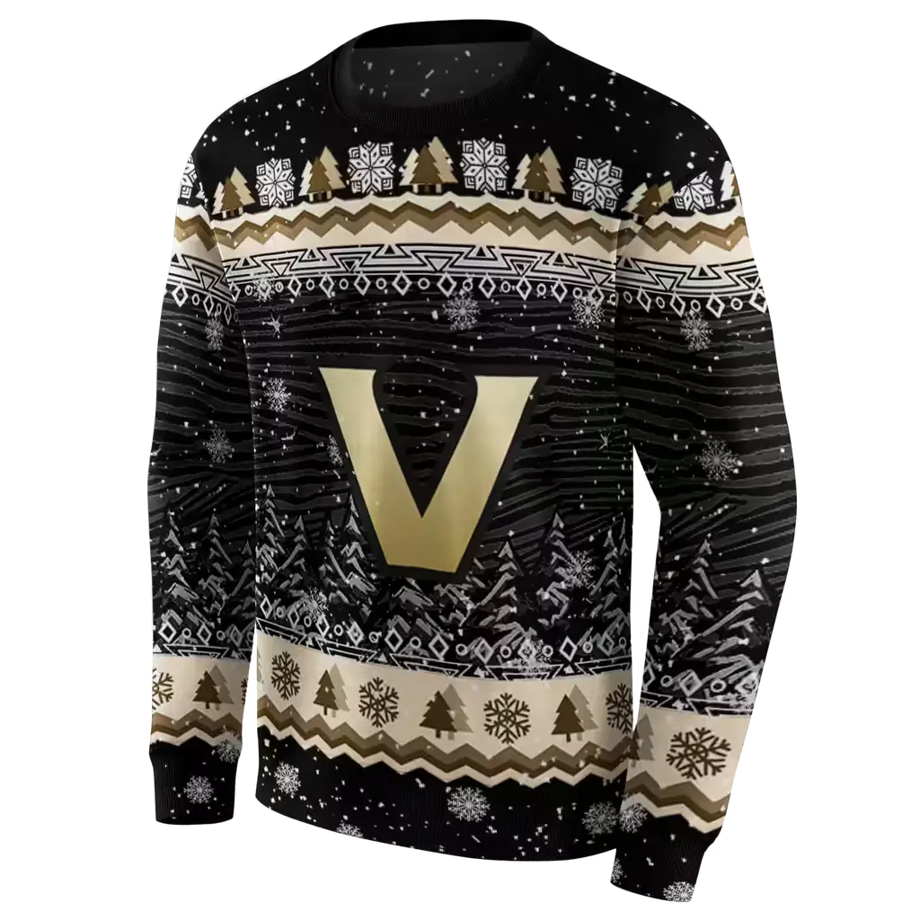vanderbilt commodores christmas trees black hoodie new arrival vanderbilt commodores christmas trees black hoodie new arrival