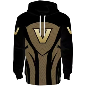 vanderbilt commodores concentric lines black hoodie best selling