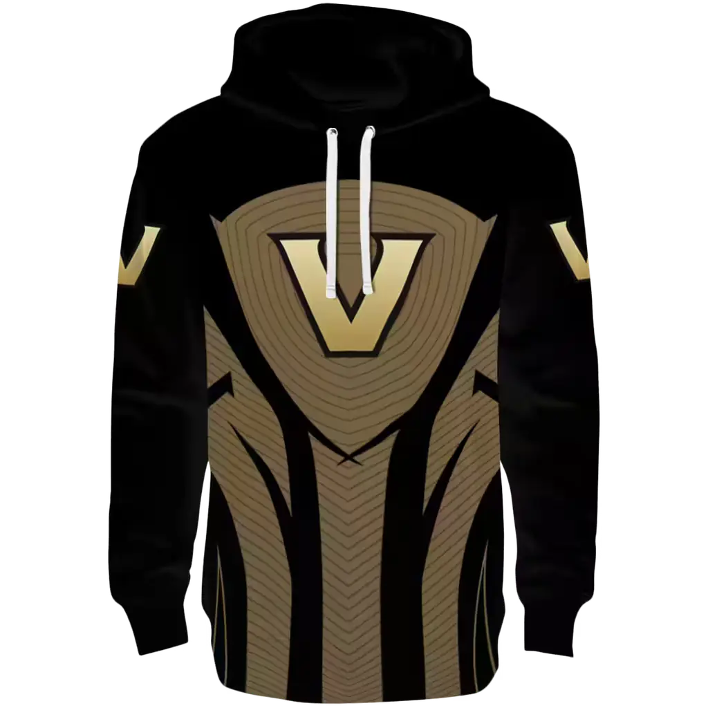 vanderbilt commodores concentric lines black hoodie best selling vanderbilt commodores concentric lines black hoodie best selling