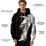 vanderbilt commodores dynamic slash black white hoodie best selling