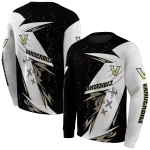 vanderbilt commodores dynamic slash black white hoodie best selling