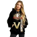 vanderbilt commodores football heartbeat black hoodie best selling