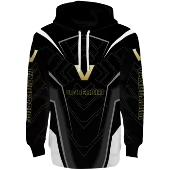 vanderbilt commodores futuristic pattern black hoodie best selling