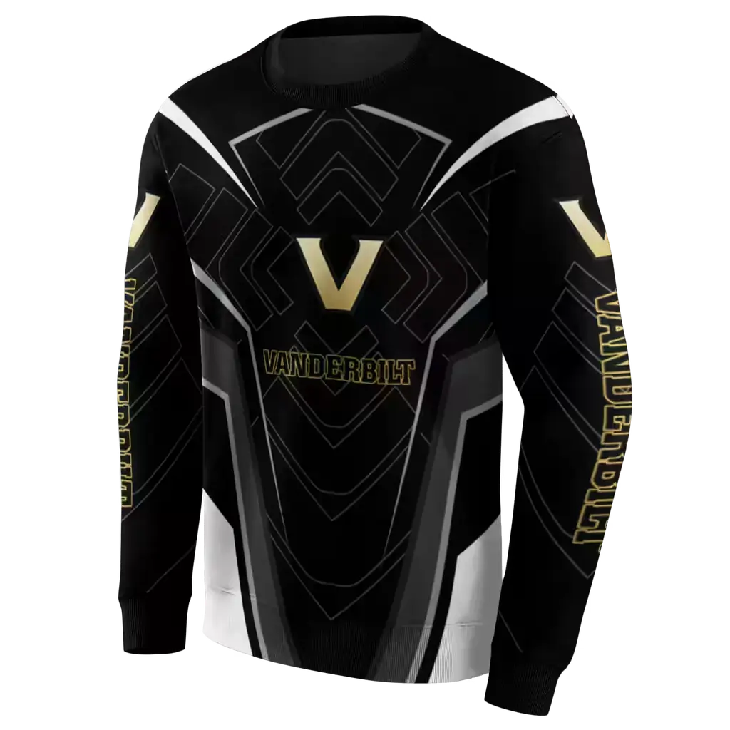 vanderbilt commodores futuristic pattern black hoodie new arrival vanderbilt commodores futuristic pattern black hoodie new arrival