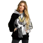 vanderbilt commodores graphic punisher black white hoodie best selling