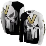 vanderbilt commodores graphic punisher black white hoodie best selling