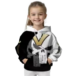 vanderbilt commodores graphic punisher black white hoodie best selling