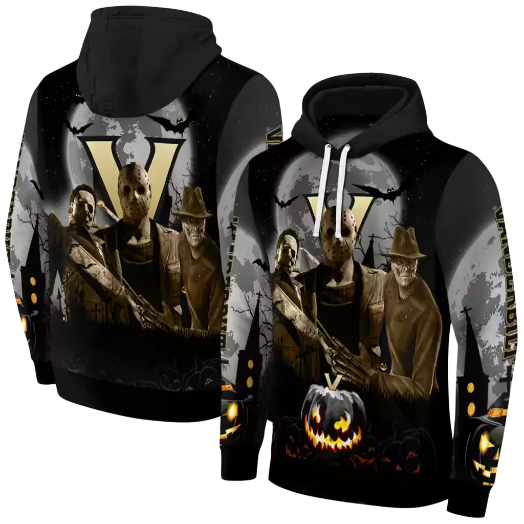 vanderbilt commodores halloween vibes black hoodie fashion forward vanderbilt commodores halloween vibes black hoodie fashion forward