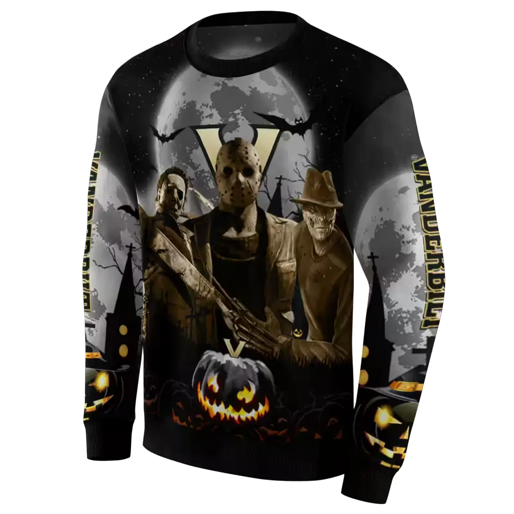 vanderbilt commodores halloween vibes black hoodie new arrival vanderbilt commodores halloween vibes black hoodie new arrival