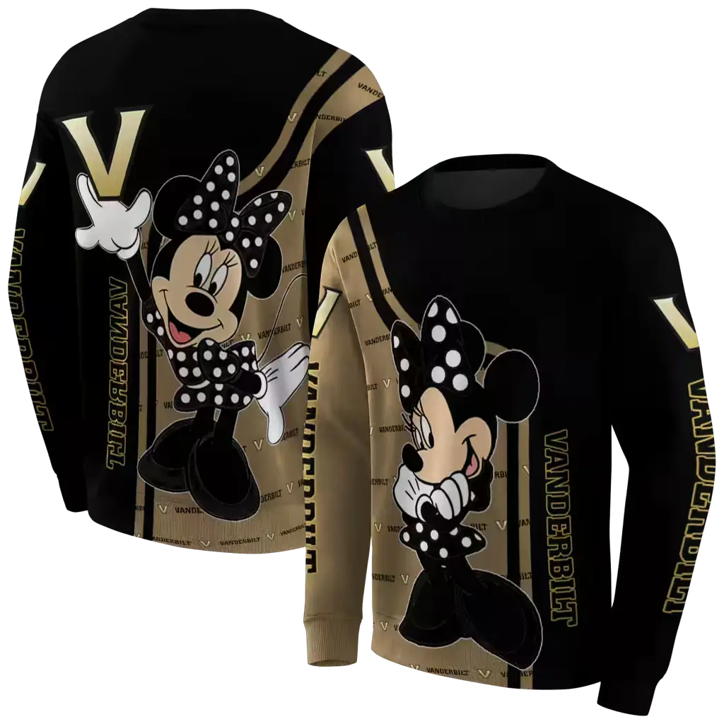 vanderbilt commodores minnie mouse black hoodie premium grade vanderbilt commodores minnie mouse black hoodie premium grade